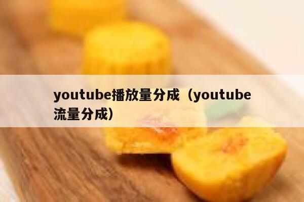 youtube播放量分成（youtube流量分成） 第1张