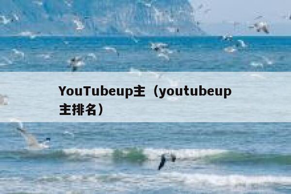 YouTubeup主（youtubeup主排名） 第1张