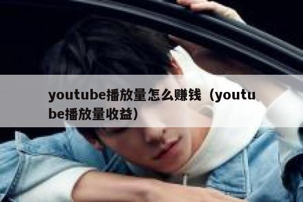 youtube播放量怎么赚钱（youtube播放量收益） 第1张