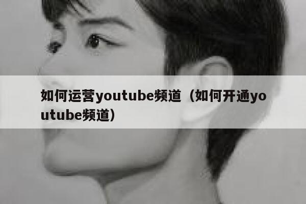 如何运营youtube频道(如何开通youtube频道) 第1张 如何运营youtube频道(如何开通youtube频道) 第1张