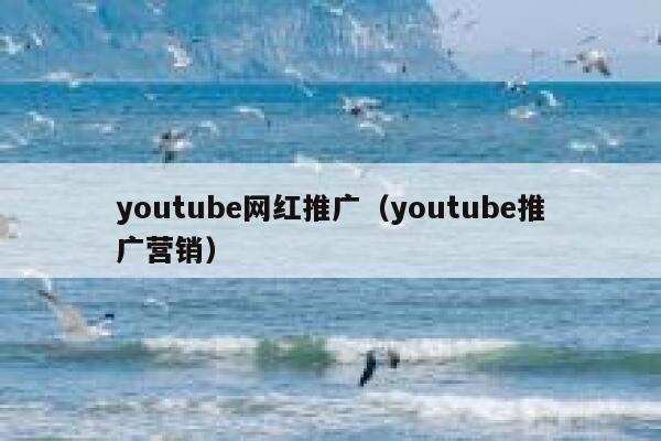 youtube网红推广(youtube推广营销) 第1张 youtube网红推广(youtube推广营销) 第1张