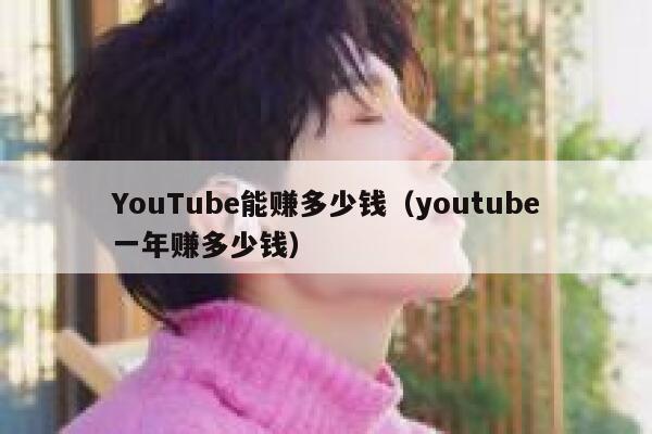 YouTube能赚多少钱（youtube一年赚多少钱） 第1张