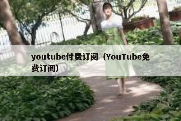 youtube付费订阅（YouTube免费订阅） 第1张