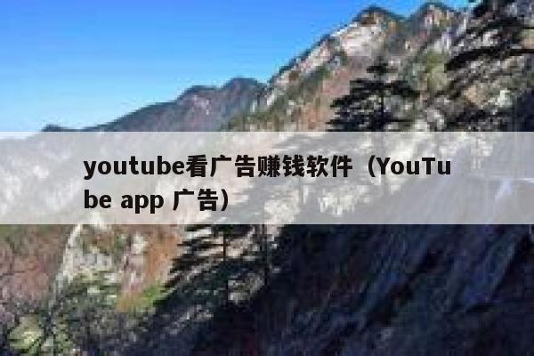 youtube看广告赚钱软件（YouTube app 广告） 第1张