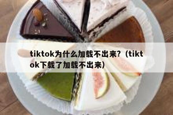 tiktok为什么加载不出来?（tiktok下载了加载不出来） 第1张