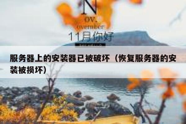 服务器上的安装器已被破坏(恢复服务器的安装被损坏) 第1张 服务器上的安装器已被破坏(恢复服务器的安装被损坏) 第1张