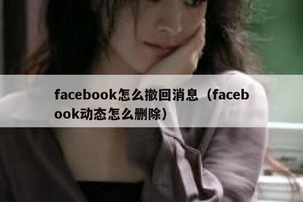 facebook怎么撤回消息（facebook动态怎么删除） 第1张