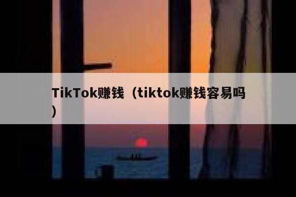 TikTok赚钱（tiktok赚钱容易吗） 第1张