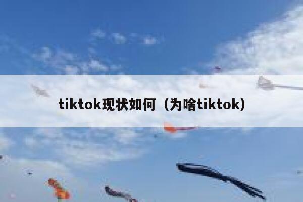 tiktok现状如何(为啥tiktok) 第1张 tiktok现状如何(为啥tiktok) 第1张
