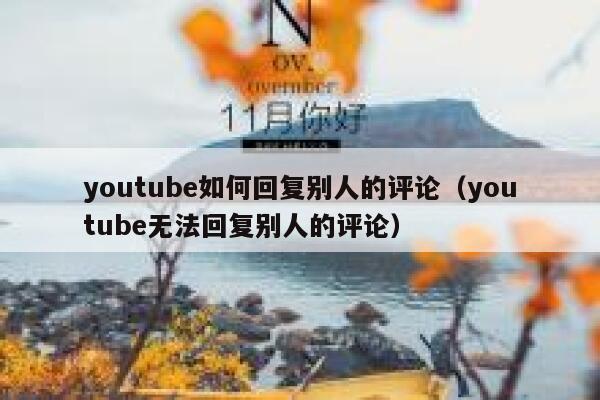 youtube如何回复别人的评论（youtube无法回复别人的评论） 第1张
