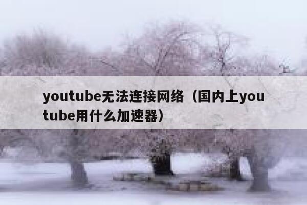 youtube无法连接网络(国内上youtube用什么加速器) 第1张 youtube无法连接网络(国内上youtube用什么加速器) 第1张