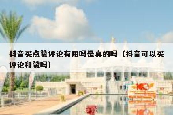 抖音买点赞评论有用吗是真的吗(抖音可以买评论和赞吗) 第1张 抖音买点赞评论有用吗是真的吗(抖音可以买评论和赞吗) 第1张
