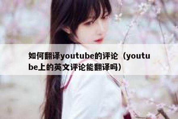 如何翻译youtube的评论（youtube上的英文评论能翻译吗） 第1张