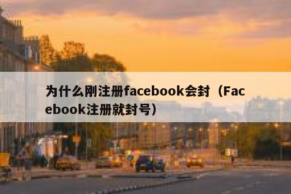 为什么刚注册facebook会封(Facebook注册就封号) 第1张 为什么刚注册facebook会封(Facebook注册就封号) 第1张