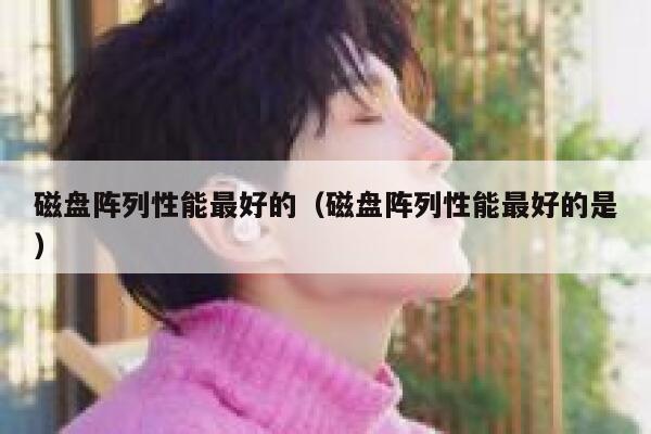 磁盘阵列性能最好的(磁盘阵列性能最好的是) 第1张 磁盘阵列性能最好的(磁盘阵列性能最好的是) 第1张