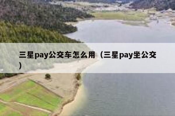 三星pay公交车怎么用（三星pay坐公交） 第1张