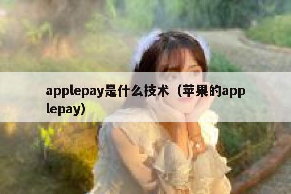 applepay是什么技术（苹果的applepay） 第1张