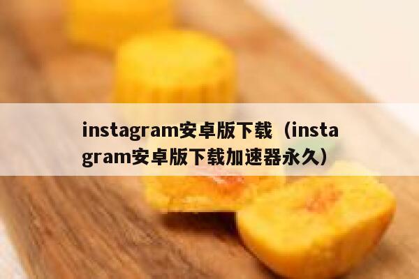 instagram安卓版下载(instagram安卓版下载加速器永久) 第1张 instagram安卓版下载(instagram安卓版下载加速器永久) 第1张