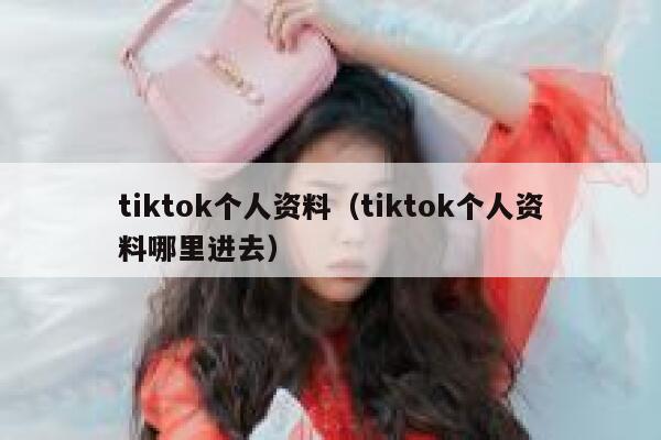 tiktok个人资料（tiktok个人资料哪里进去） 第1张
