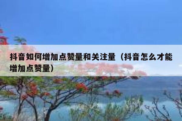 抖音如何增加点赞量和关注量（抖音怎么才能增加点赞量） 第1张