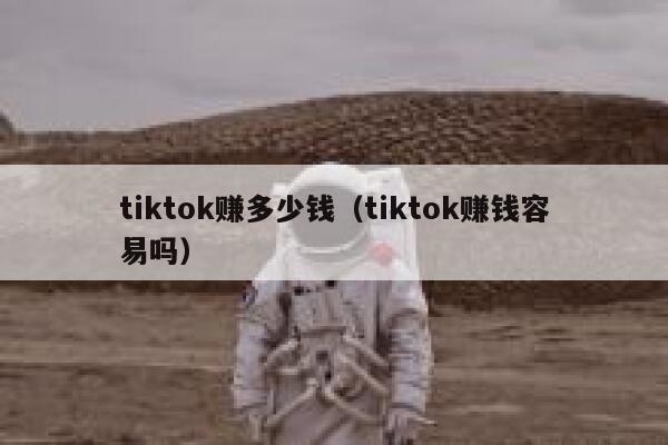 tiktok赚多少钱（tiktok赚钱容易吗） 第1张