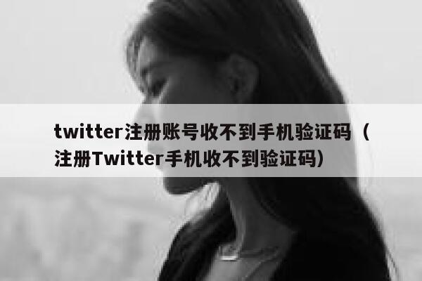 twitter注册账号收不到手机验证码（注册Twitter手机收不到验证码） 第1张