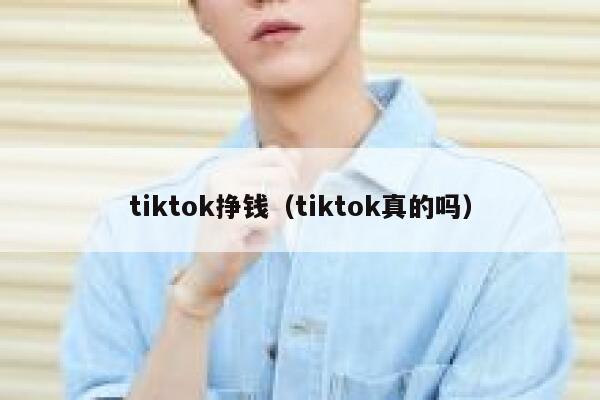 tiktok挣钱（tiktok真的吗） 第1张