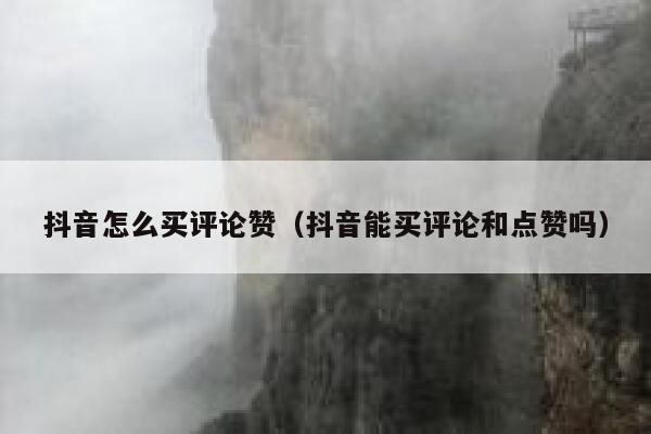 抖音怎么买评论赞(抖音能买评论和点赞吗) 第1张 抖音怎么买评论赞(抖音能买评论和点赞吗) 第1张