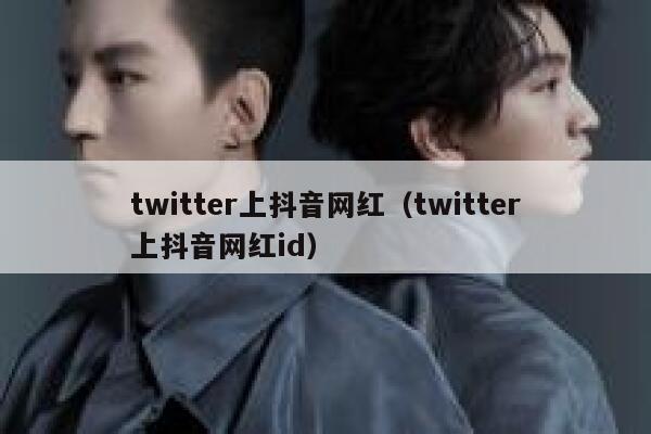 twitter上抖音网红（twitter上抖音网红id） 第1张
