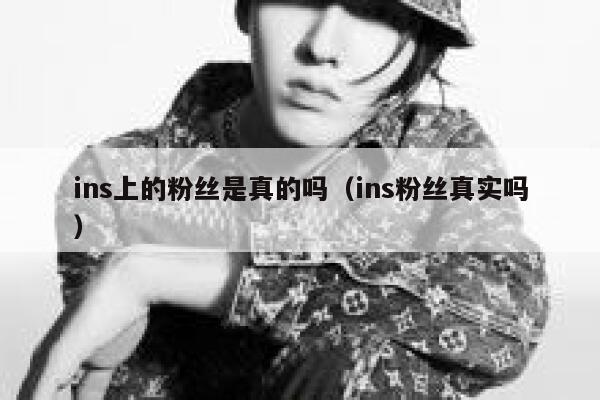ins上的粉丝是真的吗（ins粉丝真实吗） 第1张