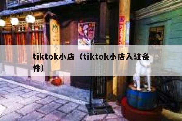 tiktok小店（tiktok小店入驻条件） 第1张
