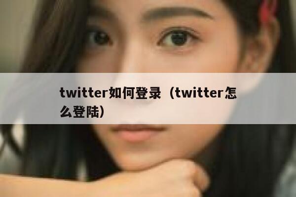 twitter如何登录（twitter怎么登陆） 第1张