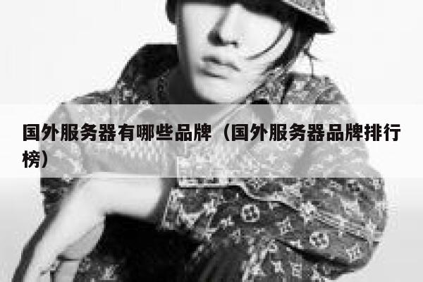 国外服务器有哪些品牌（国外服务器品牌排行榜） 第1张