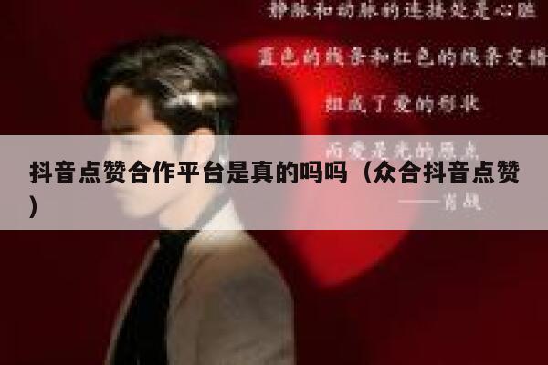 抖音点赞合作平台是真的吗吗(众合抖音点赞) 第1张 抖音点赞合作平台是真的吗吗(众合抖音点赞) 第1张