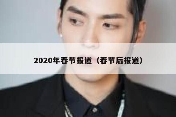 2020年春节报道(春节后报道) 第1张 2020年春节报道(春节后报道) 第1张