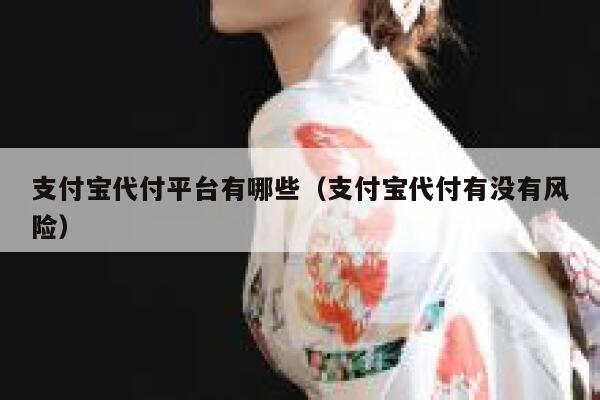 支付宝代付平台有哪些（支付宝代付有没有风险） 第1张