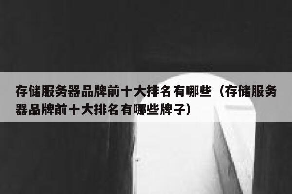 存储服务器品牌前十大排名有哪些(存储服务器品牌前十大排名有哪些牌子) 第1张 存储服务器品牌前十大排名有哪些(存储服务器品牌前十大排名有哪些牌子) 第1张
