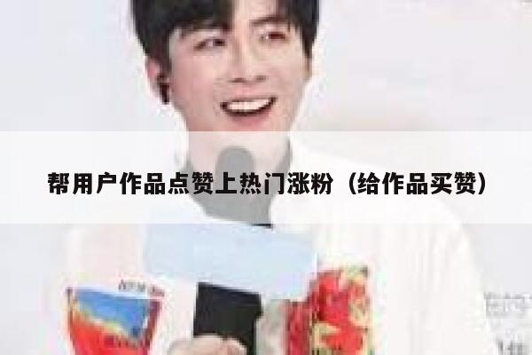帮用户作品点赞上热门涨粉（给作品买赞） 第1张