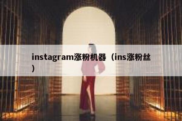 instagram涨粉机器（ins涨粉丝） 第1张