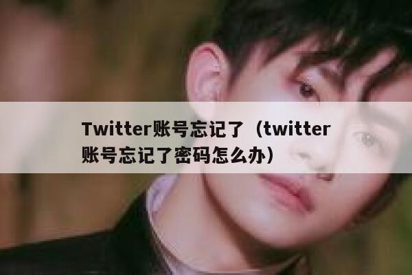 Twitter账号忘记了（twitter账号忘记了密码怎么办） 第1张