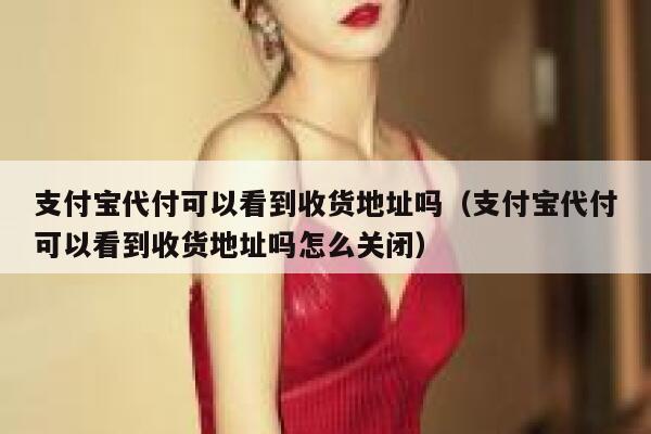 支付宝代付可以看到收货地址吗（支付宝代付可以看到收货地址吗怎么关闭） 第1张