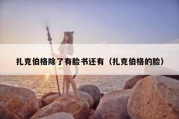扎克伯格除了有脸书还有(扎克伯格的脸) 第1张 扎克伯格除了有脸书还有(扎克伯格的脸) 第1张