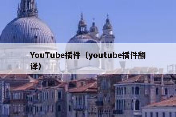 YouTube插件（youtube插件翻译） 第1张