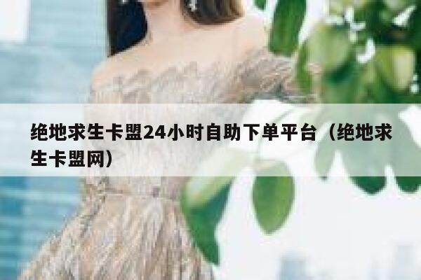 绝地求生卡盟24小时自助下单平台（绝地求生卡盟网） 第1张