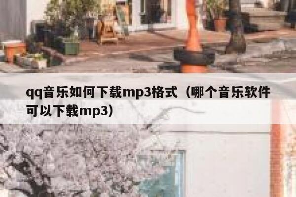 qq音乐如何下载mp3格式（哪个音乐软件可以下载mp3） 第1张