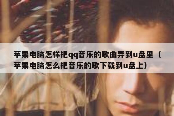 苹果电脑怎样把qq音乐的歌曲弄到u盘里（苹果电脑怎么把音乐的歌下载到u盘上） 第1张