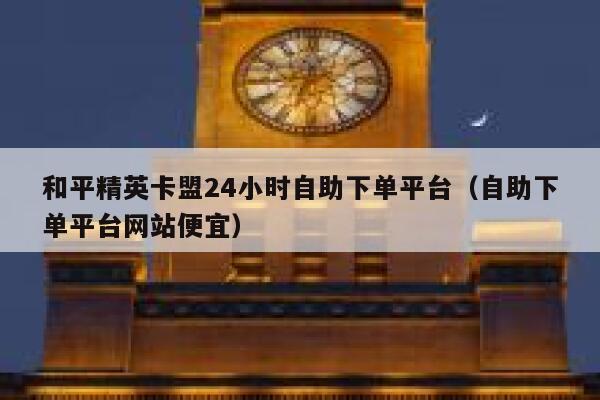 和平精英卡盟24小时自助下单平台(自助下单平台网站便宜) 第1张 和平精英卡盟24小时自助下单平台(自助下单平台网站便宜) 第1张