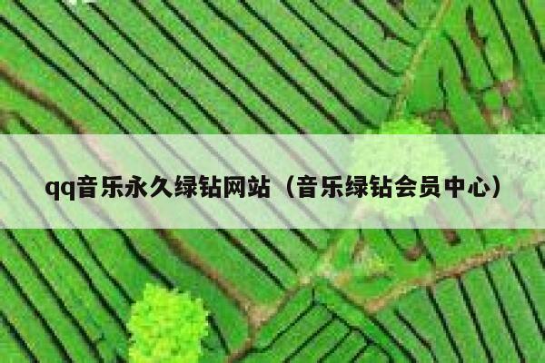 qq音乐永久绿钻网站（音乐绿钻会员中心） 第1张