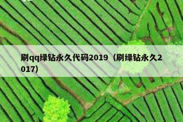 刷qq绿钻永久代码2019（刷绿钻永久2017） 第1张