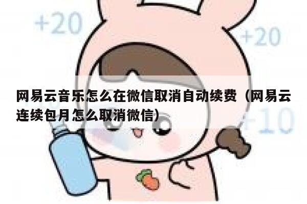网易云音乐怎么在微信取消自动续费（网易云连续包月怎么取消微信） 第1张